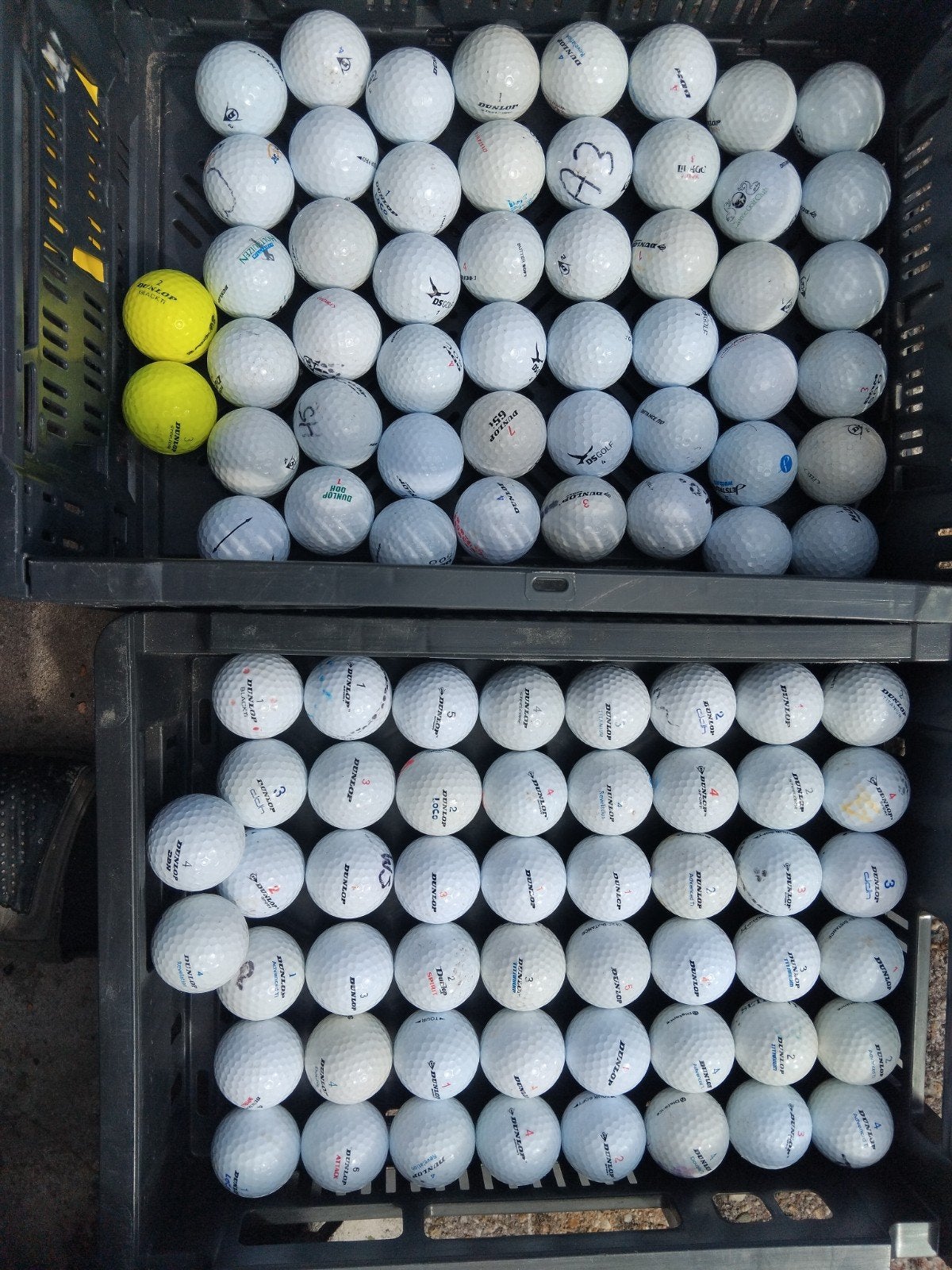 Golfballen Dunlop, Ophalen of Verzenden, Gebruikt, Bal(len)