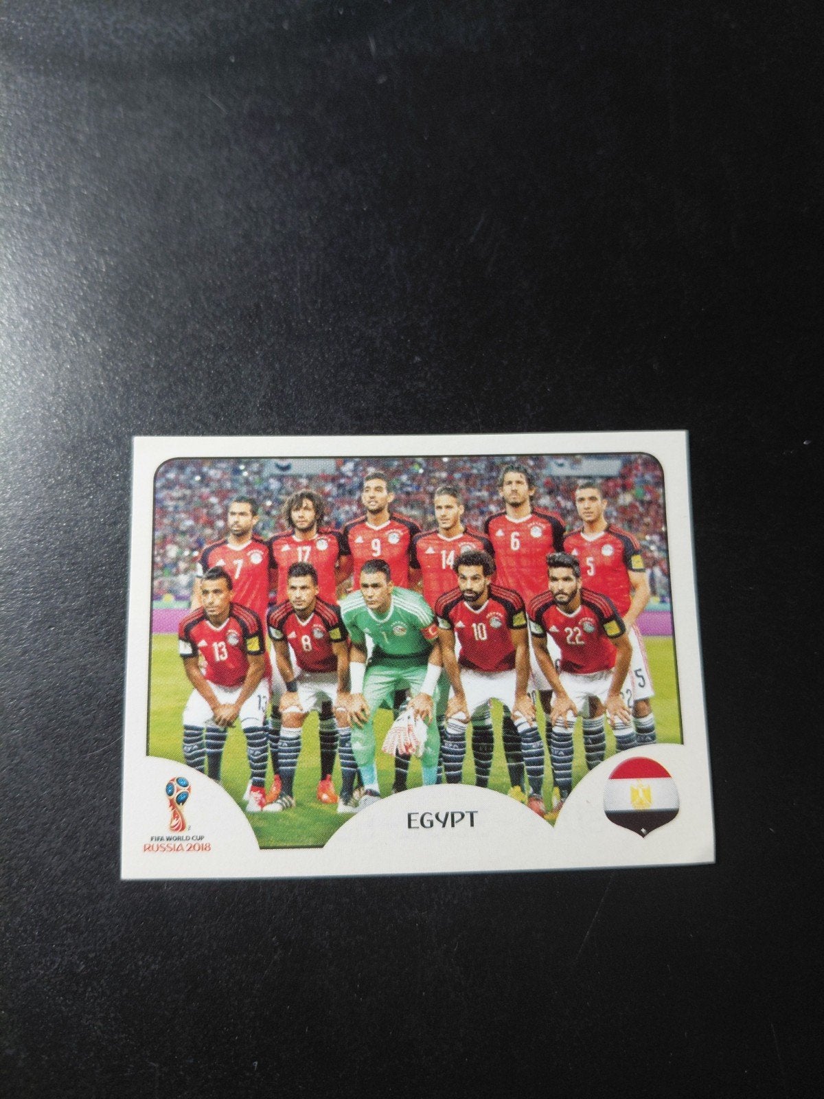Egypte teamfoto (panini wk 2018), Verzenden, Nieuw, Buitenlandse clubs, Poster, Plaatje of Sticker