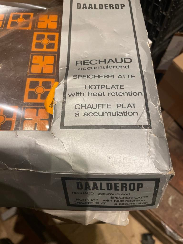 Daalderop Rechaud Accumulerend - Hotplate met Warmtebehoud, Nieuw, 3 kookzones of minder, Ophalen of Verzenden, Vrijstaand