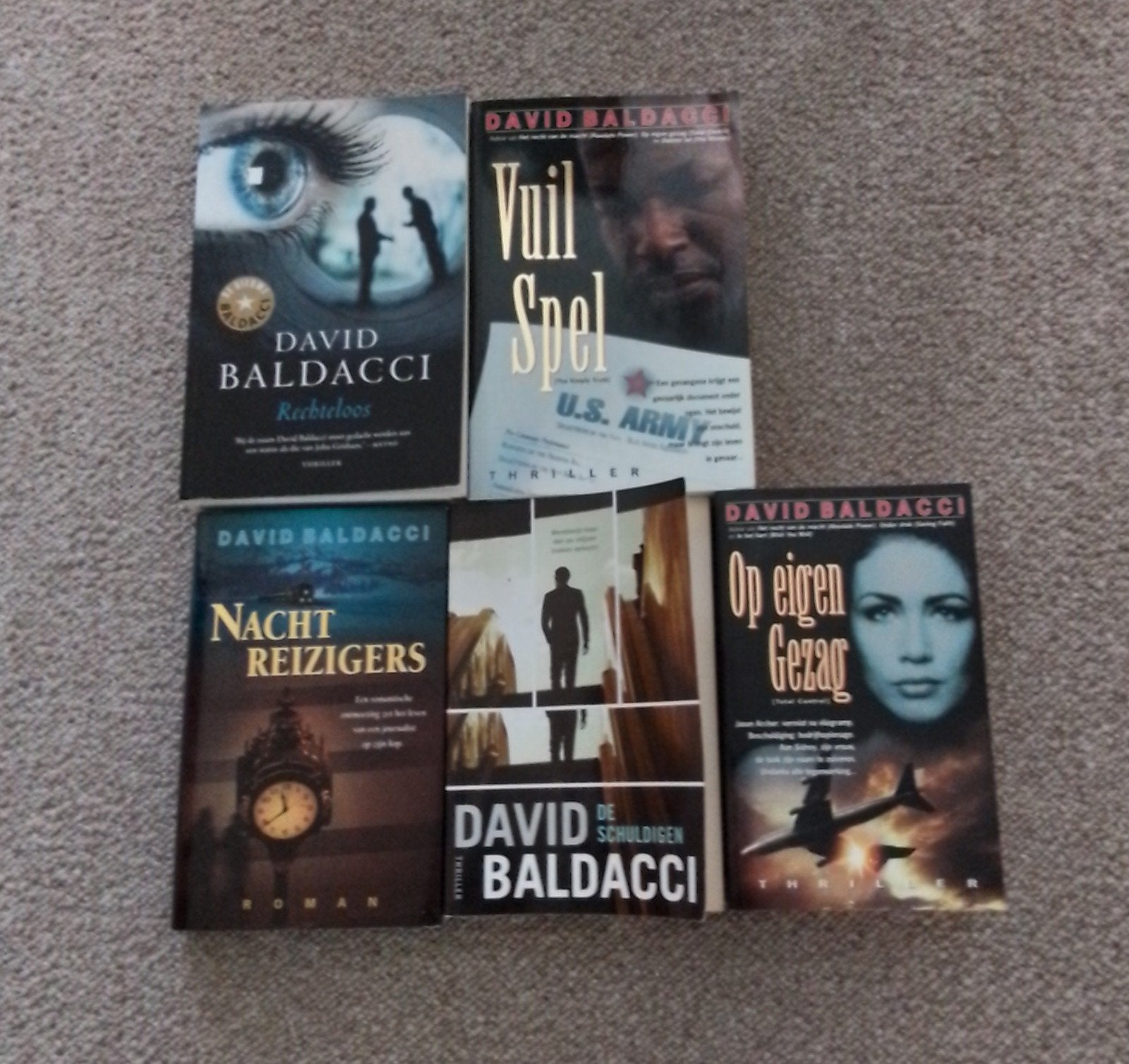 David Baldacci/ 5 thrillers in nette staat, Ophalen of Verzenden, Zo goed als nieuw