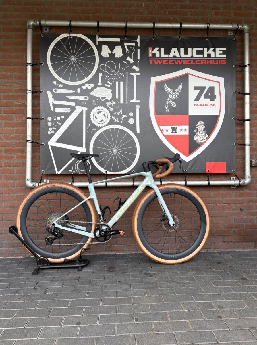 ORBEA TERRA RACE M31eLTD 1X Heren Frozen Concrete (Gloss) S, 28 inch, Carbon, 10 tot 15 versnellingen, -
