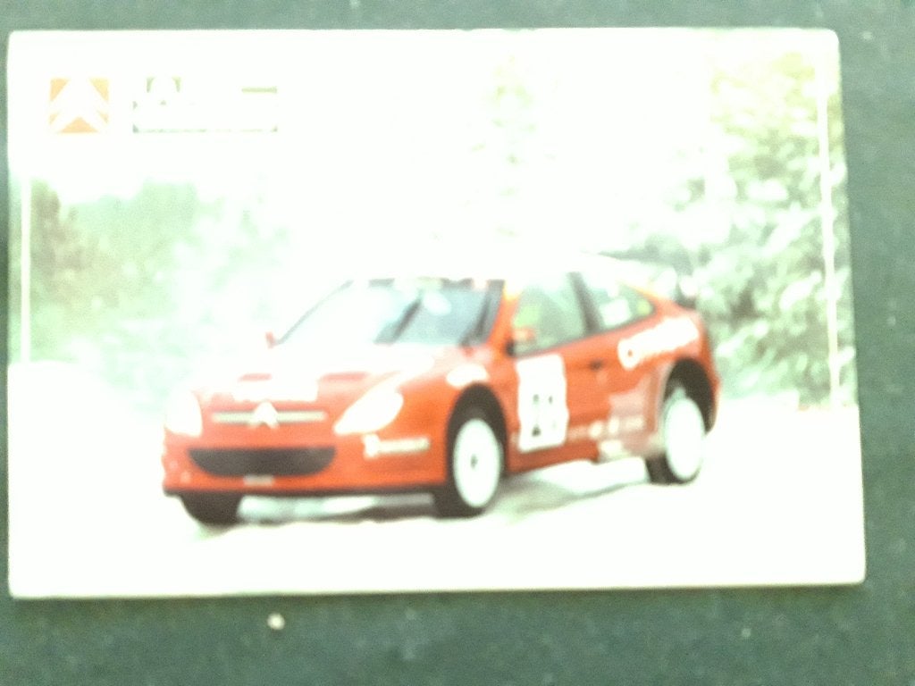 sticker briefkaart formaat Citroën Xsara WRC, Ophalen of Verzenden, Zo goed als nieuw, Auto's