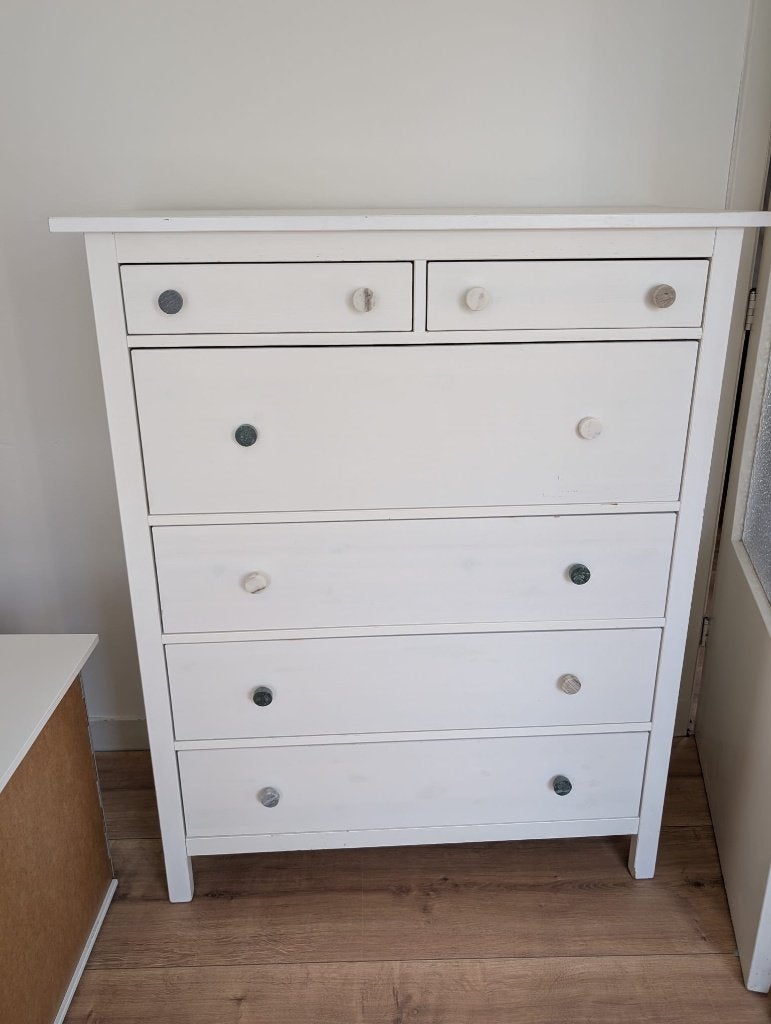 Ikea Hemnes 6 laden, Huis en Inrichting, Kasten | Ladekasten, Ophalen, Gebruikt, 100 tot 150 cm, 5 laden of meer