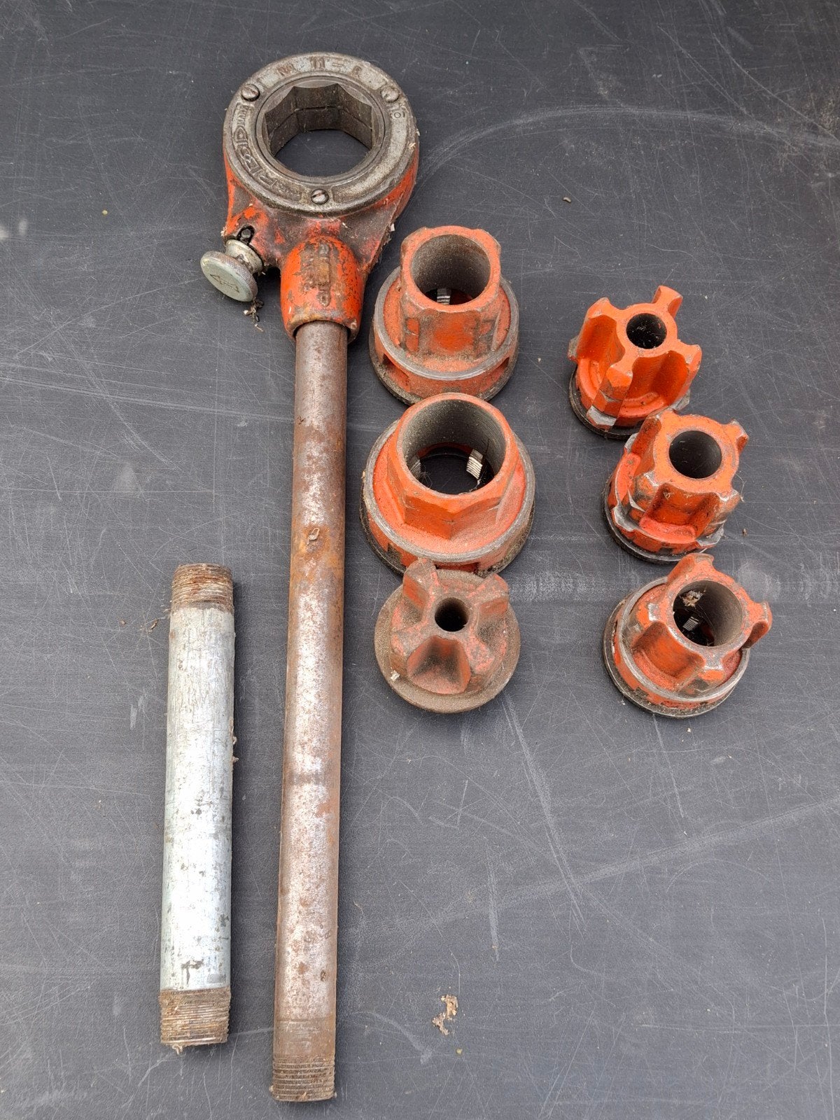 Ridgid draadsnijset / draadsnij gereedschap set, Ophalen of Verzenden, Gebruikt