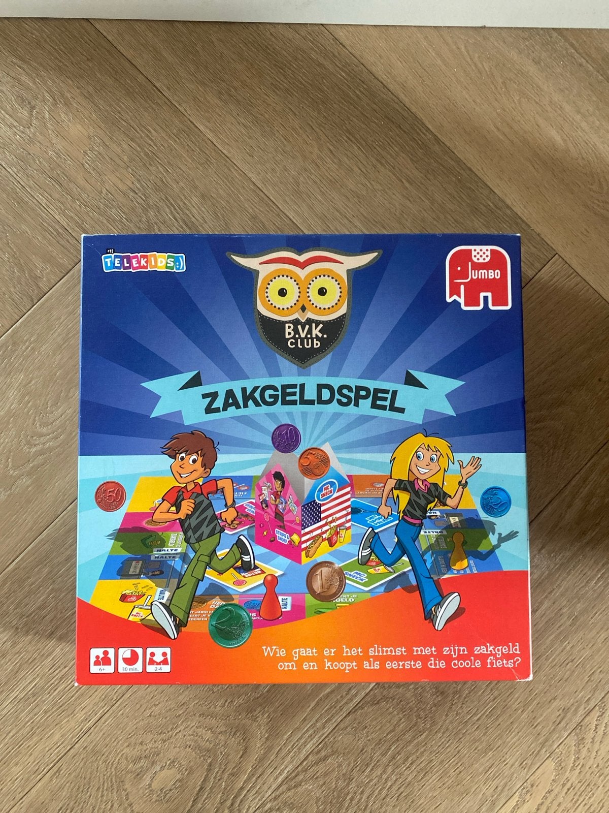 Zakgeldspel - Zo goed als nieuw, Hobby en Vrije tijd, Gezelschapsspellen | Bordspellen, Drie of vier spelers, Ophalen of Verzenden