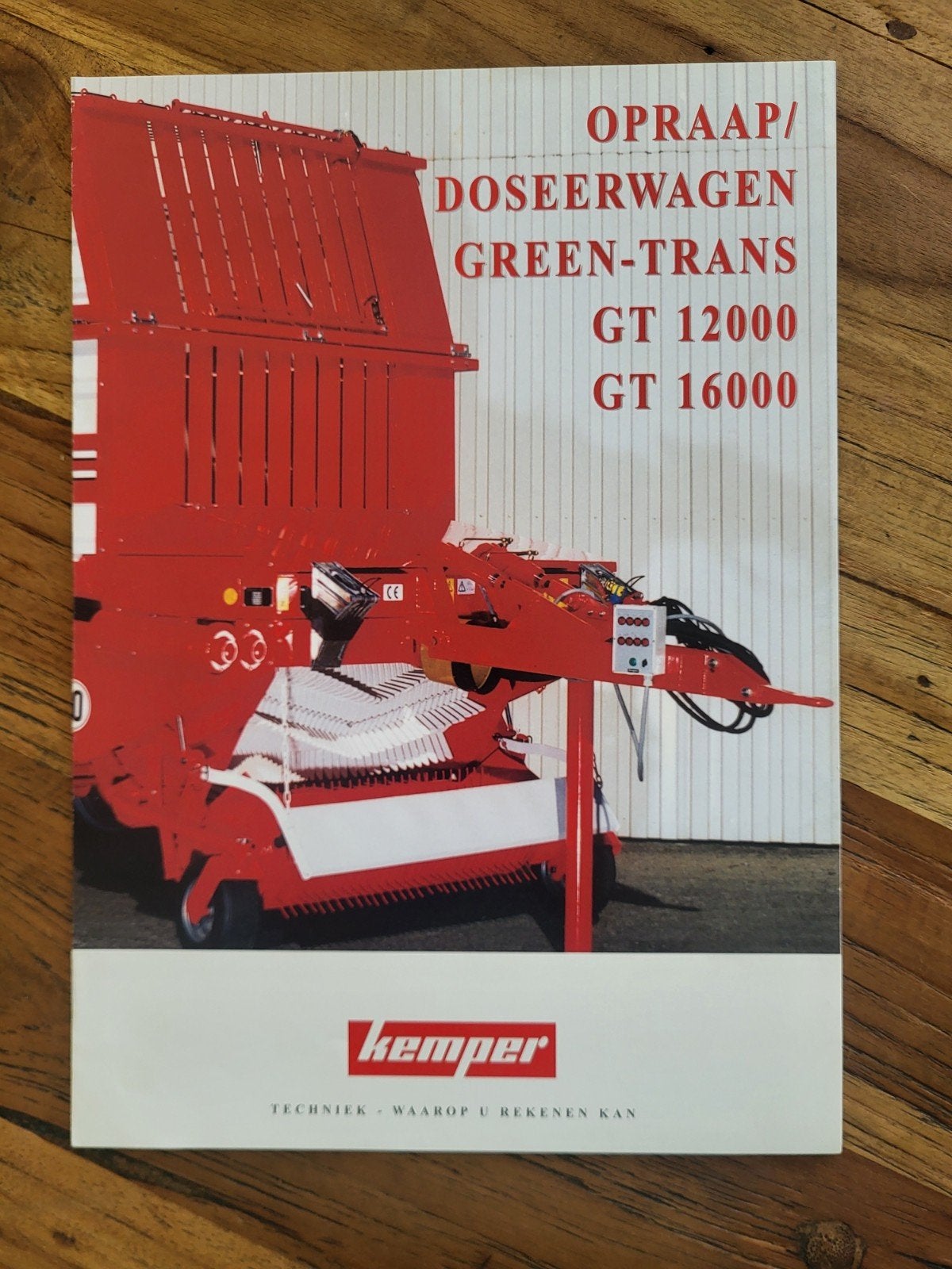 tractor folder Kemper opraap/doseerwagen GREEN-TRANS, Ophalen of Verzenden