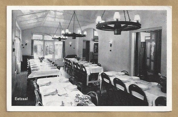Ansichtkaart Eetzaal Chr. Vakantie-oord "De Duiventil", Ophalen of Verzenden, 1960 tot 1980, Gelopen, Gelderland