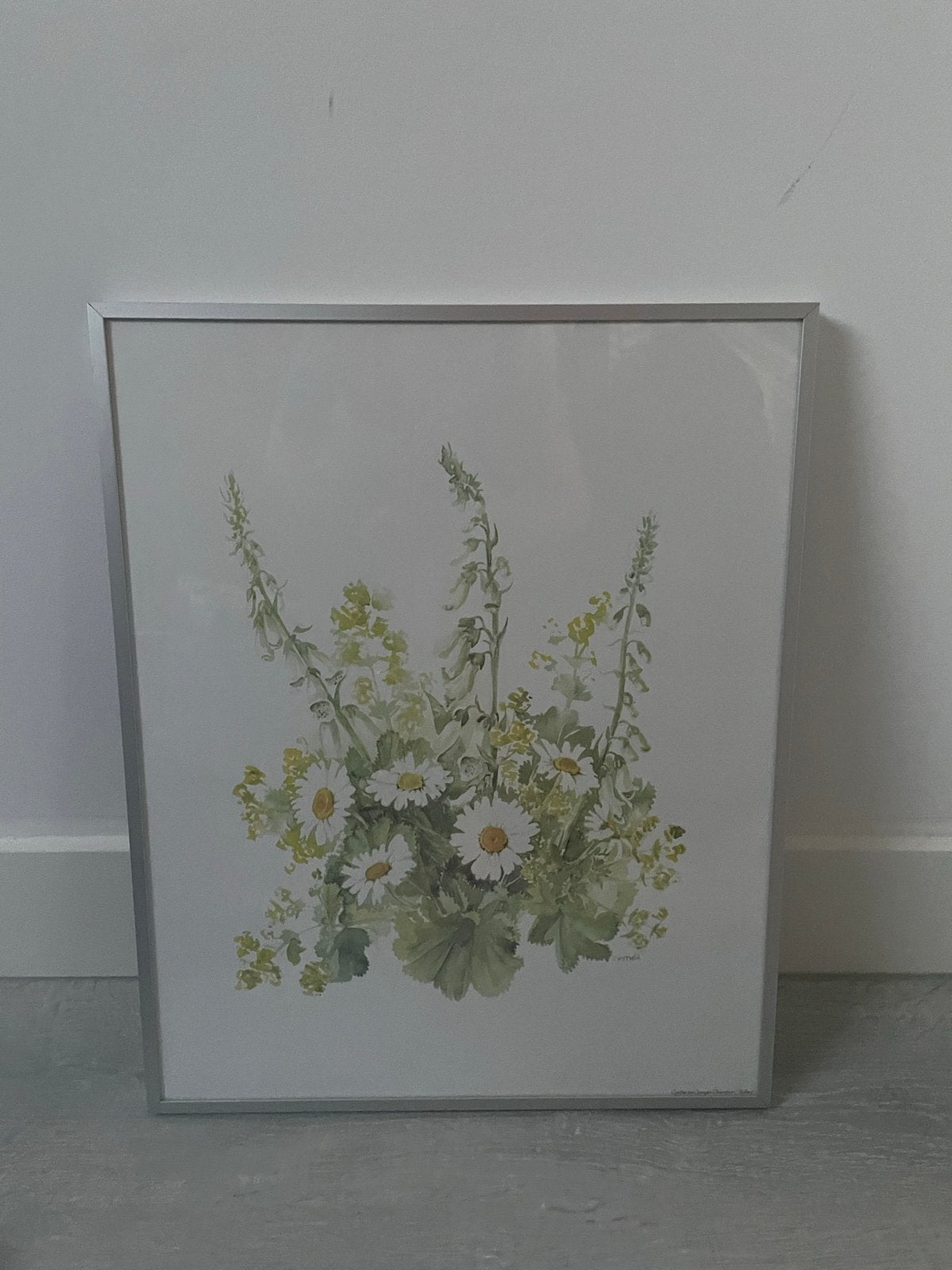 Schilderij Cynthia van Spengler Amersfoort Holland - Bloemen, Bloemen, Realistisch, Ophalen of Verzenden, Aquarel