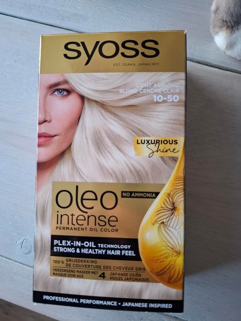 Syoss Oleo Intense Haarverf 10-50 Licht Asblond, Ophalen of Verzenden