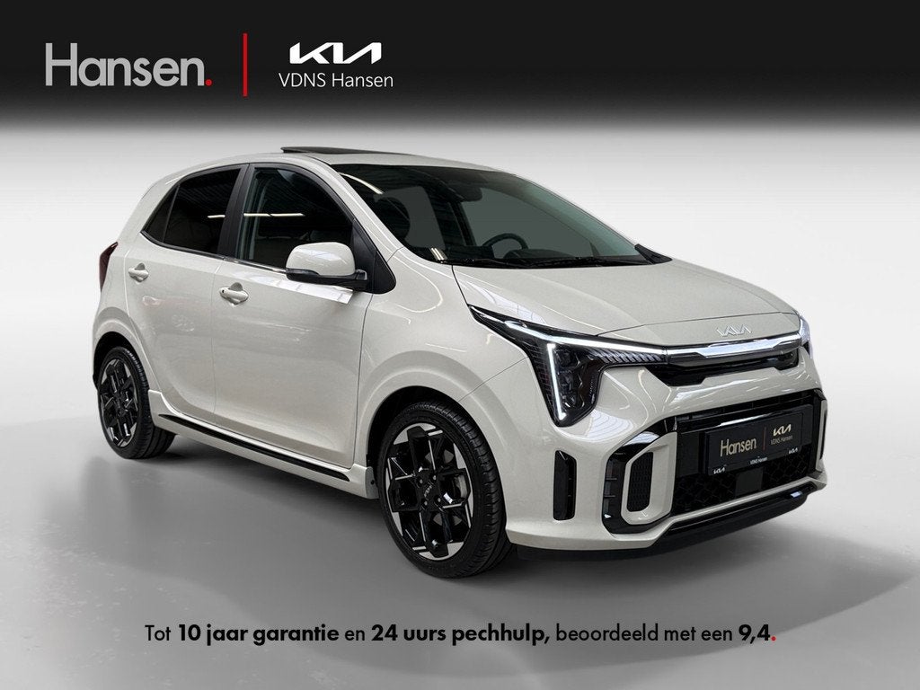 Kia Picanto 1.0 DPI GT-Line I Panoramadak I Carplay, Auto's, Keurmerk '100% Onderhouden', Euro 6, 4 stoelen, Bedrijf