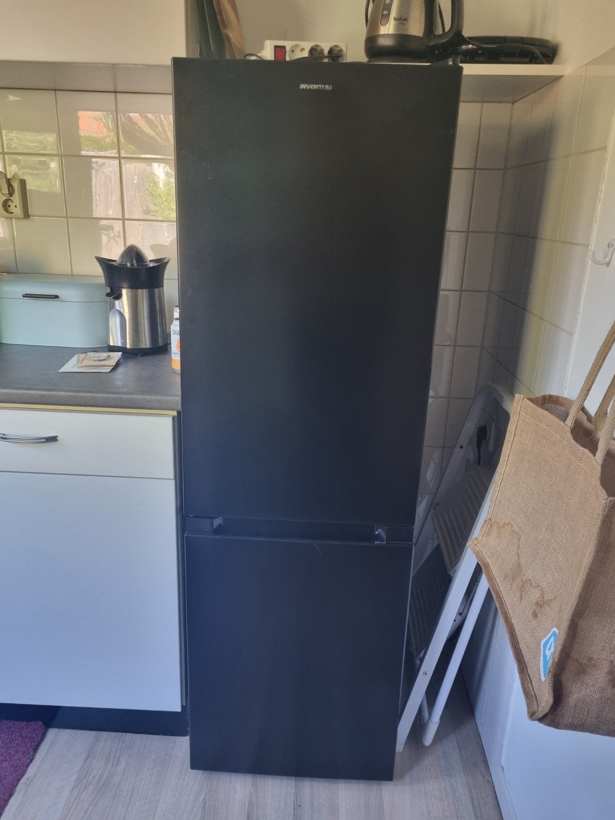 Inventum koel-vriescombinatie, 47x150 cm, Ophalen, 150 tot 200 liter, Gebruikt, Met aparte vriezer