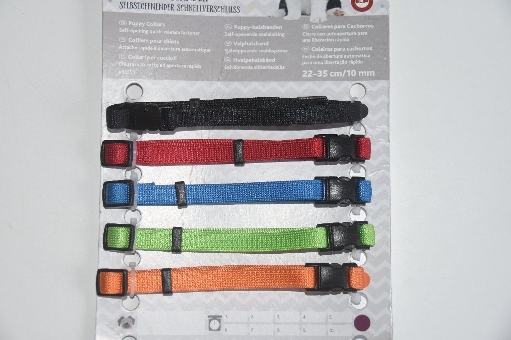 Trixie Puppy halsband Kat Hond verstelbaar blauw groen, Dieren en Toebehoren, Verzenden, Nieuw