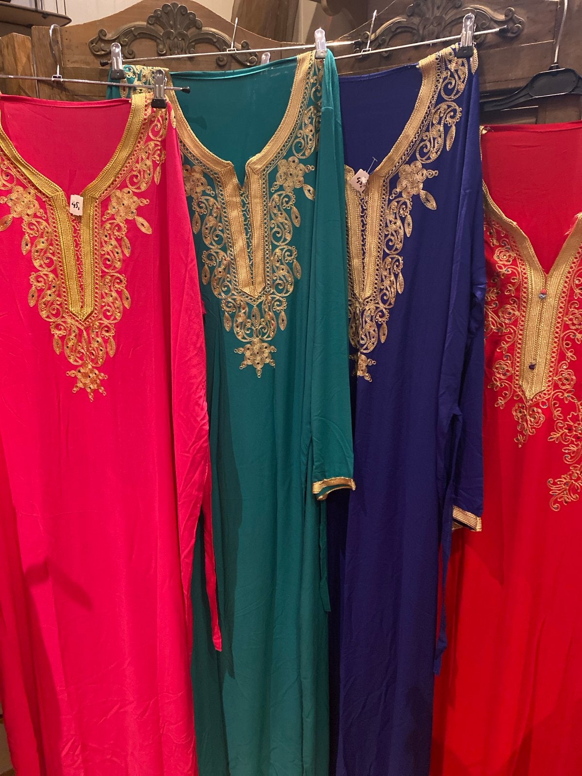 Ruime katoenen Arabische jurken met lange mouw, Kleding | Dames, Meerkleurig, Maat 46/48 (XL) of groter, Nieuw, Ophalen of Verzenden