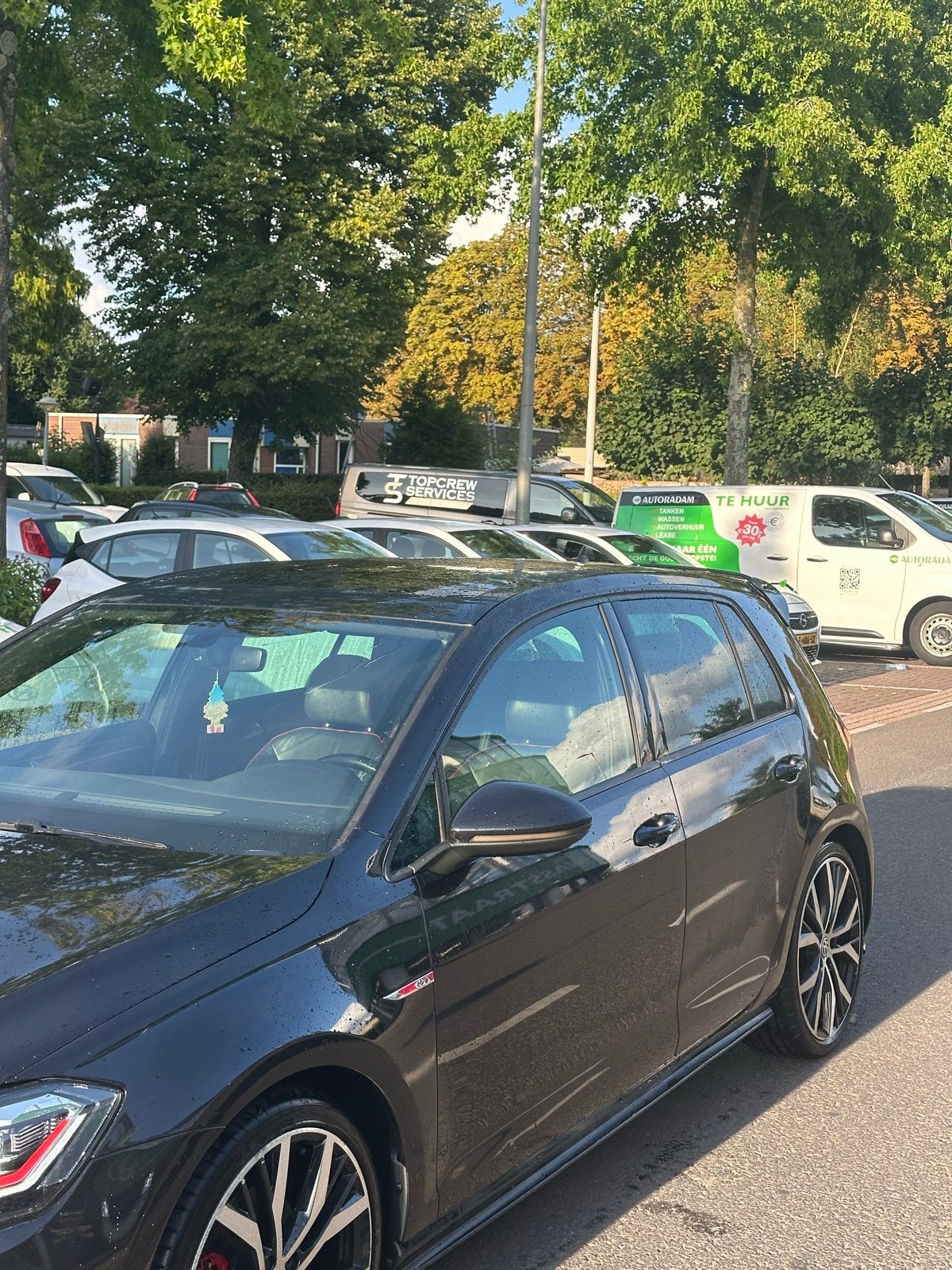 Volkswagen Golf 2.0 TSI 245pk 5D DSG 2018 Zwart, Auto's, Volkswagen, 4 cilinders, Zwart, 1600 kg, 1308 kg