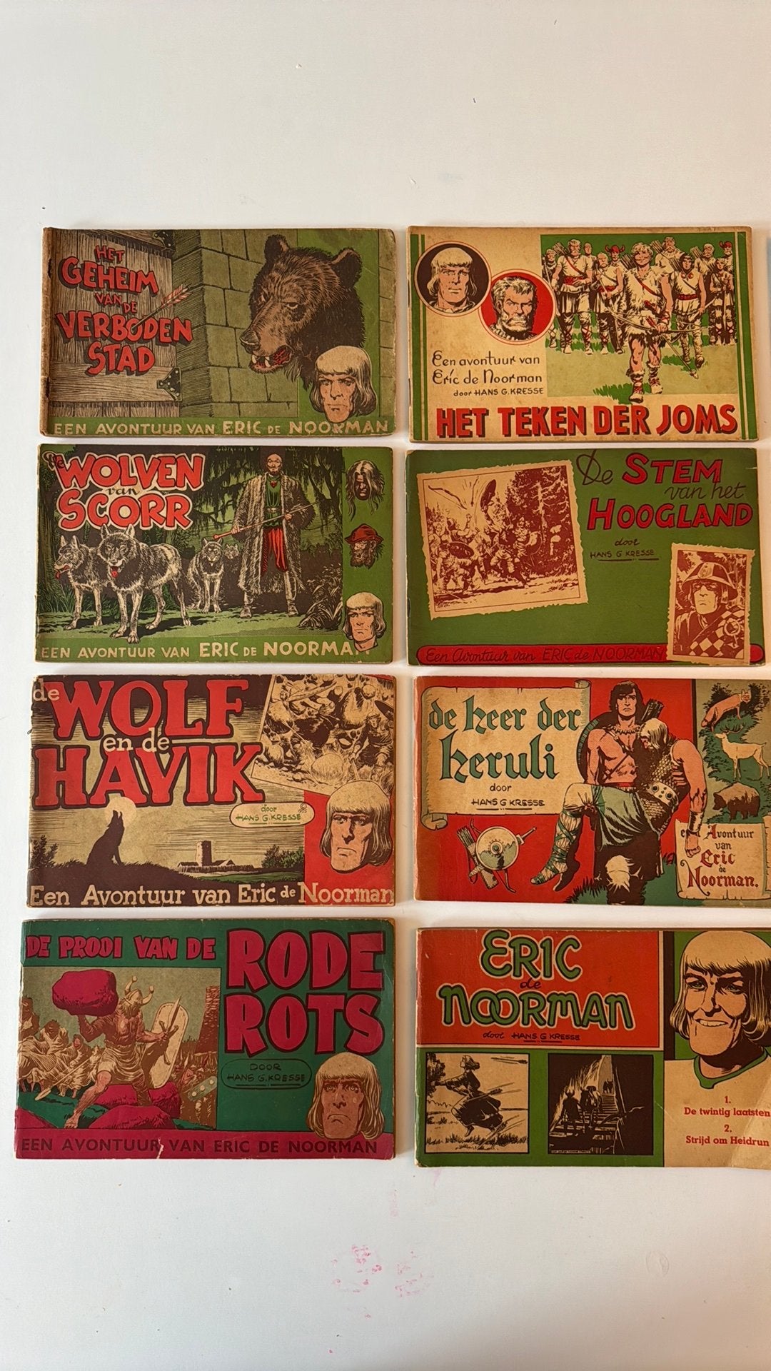 12 delen van Eric de Noorman (ook los te koop), Boeken, Meerdere stripboeken, Ophalen of Verzenden, Gelezen
