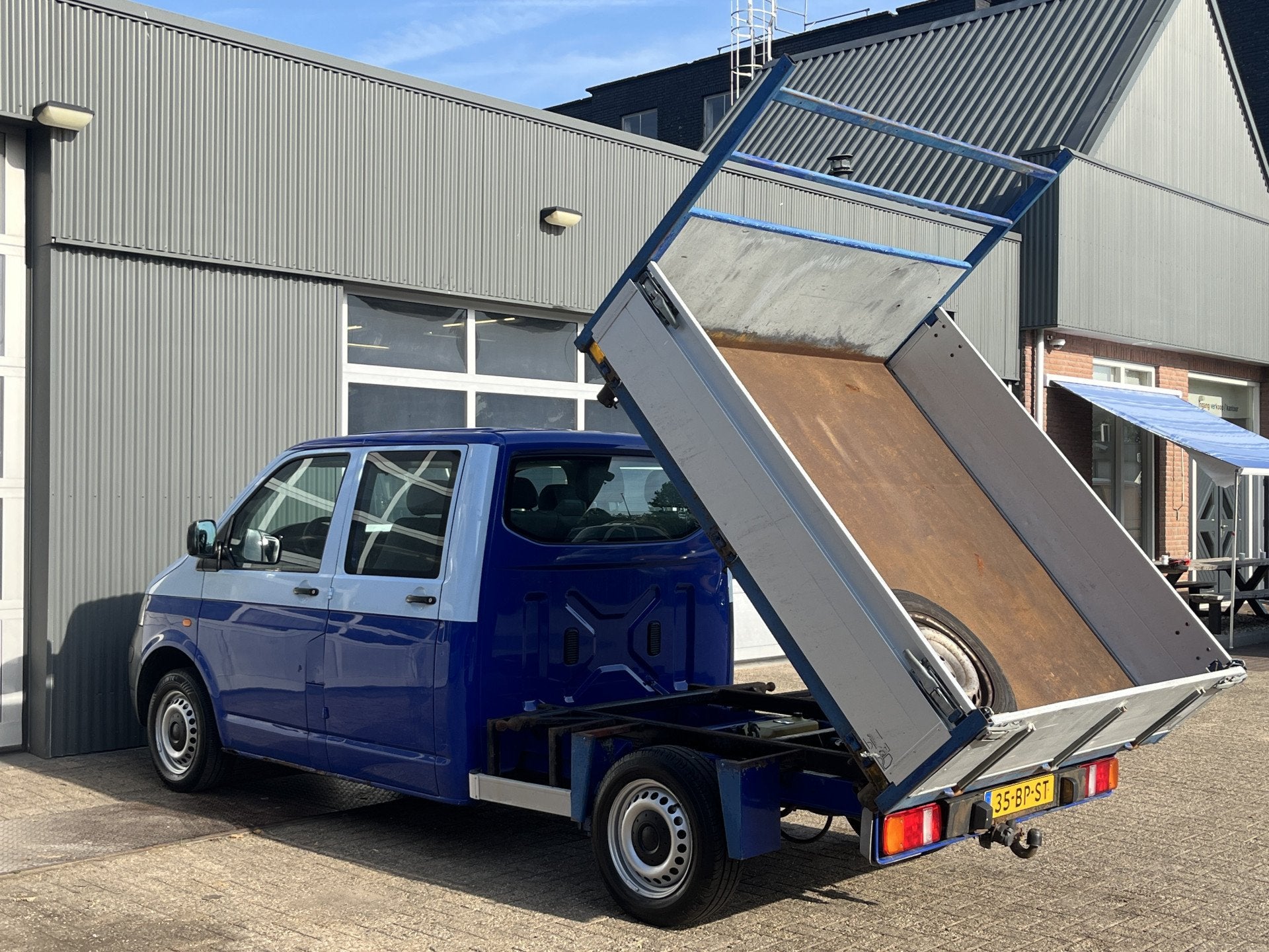 Volkswagen Transporter 1.9 TDI 340 DC Euro 3 Pick up Kipper, Auto's, Bestelauto's, Voorwielaandrijving, Startonderbreker, Gebruikt
