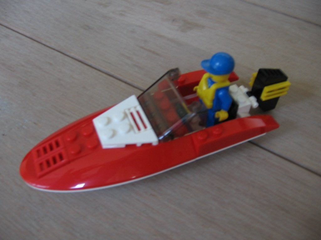 Lego city speedboot 4641., Ophalen, City, Lego, Zo goed als nieuw