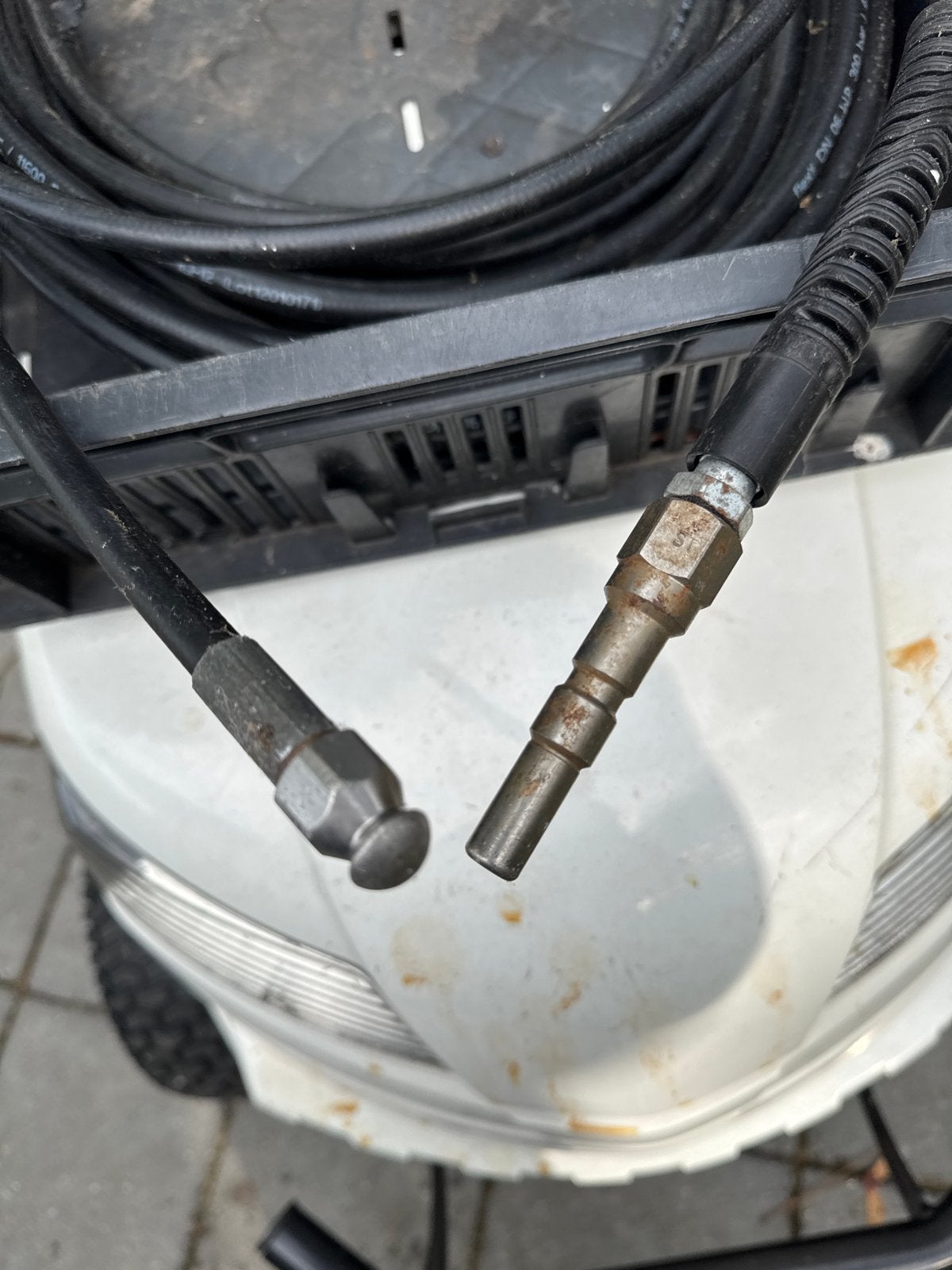 Hogedrukreiniger riool ontstopperslang 15 m1 Vraagprijs € 30, Tuin en Terras, Ophalen, Gebruikt