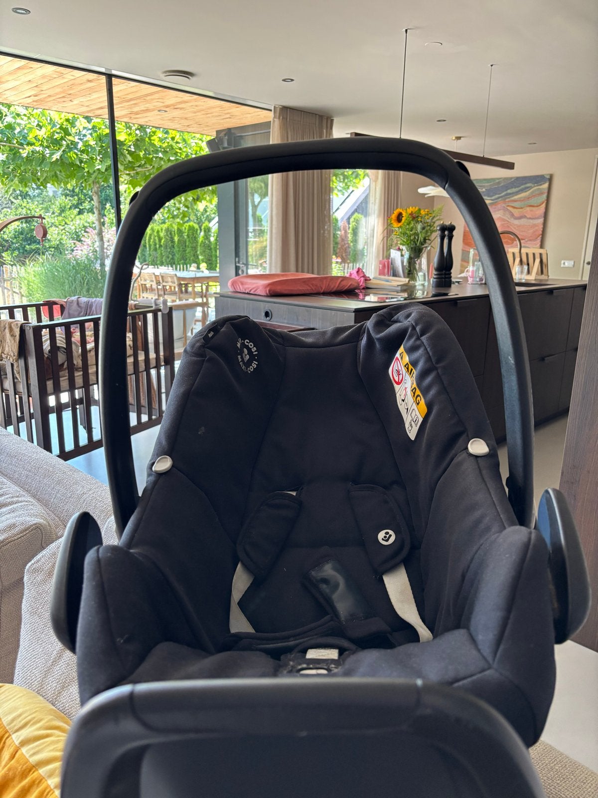 Maxi-Cosi autostoel met FamilyFix One i-Size base + hoes, Kinderen en Baby's, Autostoeltjes, Gebruikt, Ophalen of Verzenden, Isofix