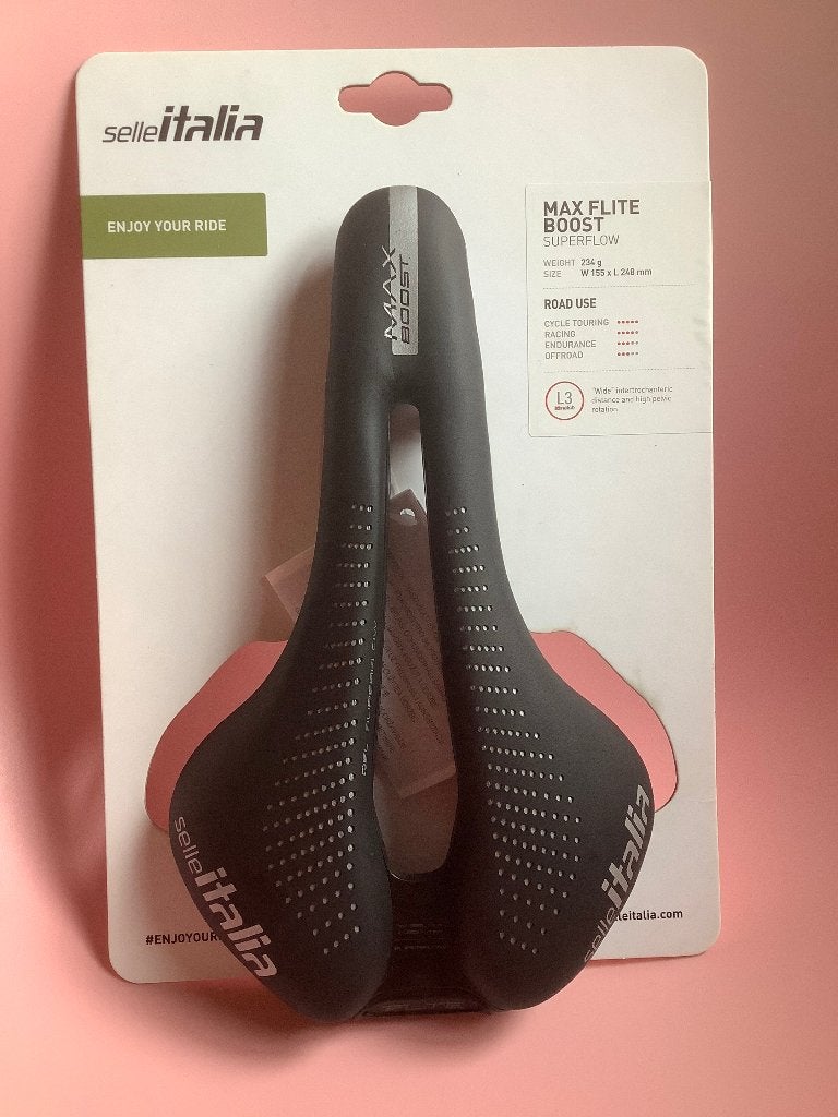 Selle Italia Max Flite Boost Super flow, Titanium, Nieuw, Ophalen of Verzenden, Racefiets