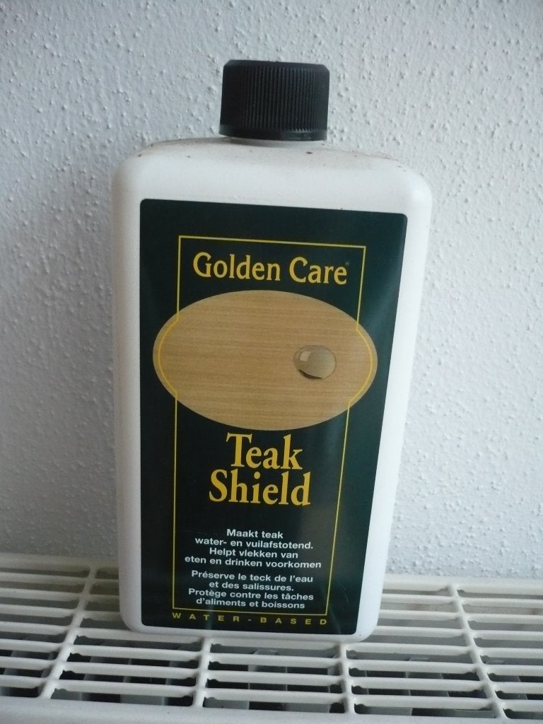 1 liter Teakolie Golen Care, Ophalen of Verzenden, Zo goed als nieuw, Wit, Beits