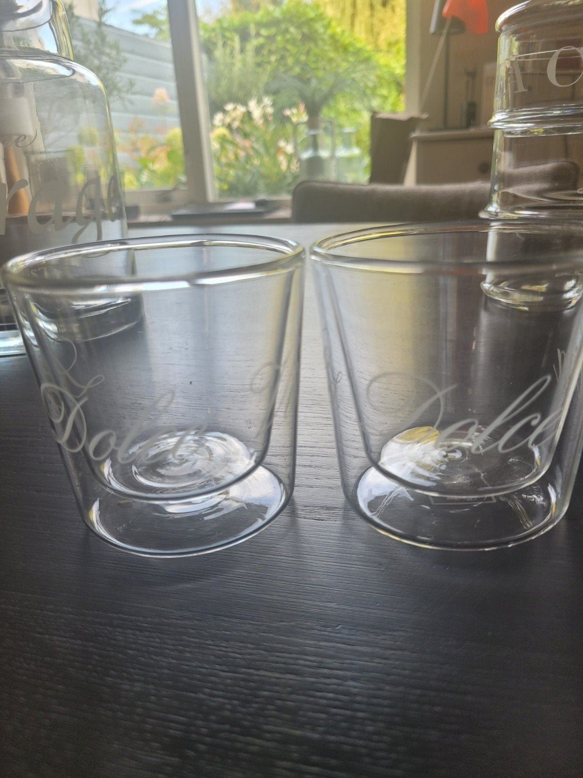 Riviera Maison " la dolce vita" 2 dubbelwandige koffie/thee, Ophalen, Zo goed als nieuw