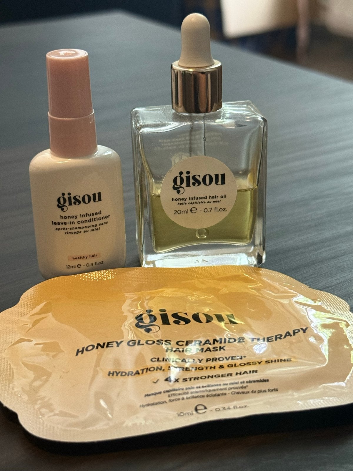 Gisou Haarverzorgingsset: Olie, Conditioner & Masker, Sieraden, Tassen en Uiterlijk, Uiterlijk | Haarverzorging, Verzenden, Nieuw