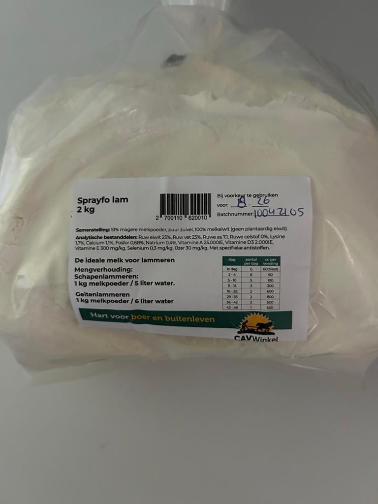 Sprayfo lam 2kg, Geslacht onbekend, Schaap, 0 tot 2 jaar