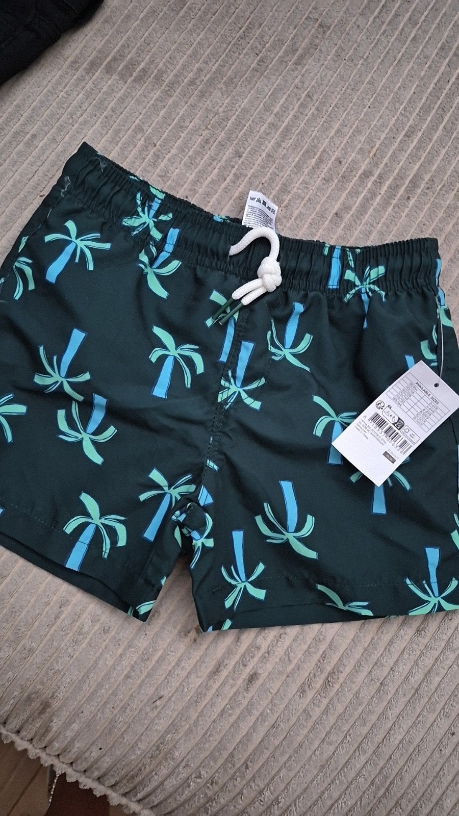 Hema Zwembroek Jongen Maat 110/116 Palmboomprint, Nieuw, Ophalen of Verzenden, Hema, Jongen