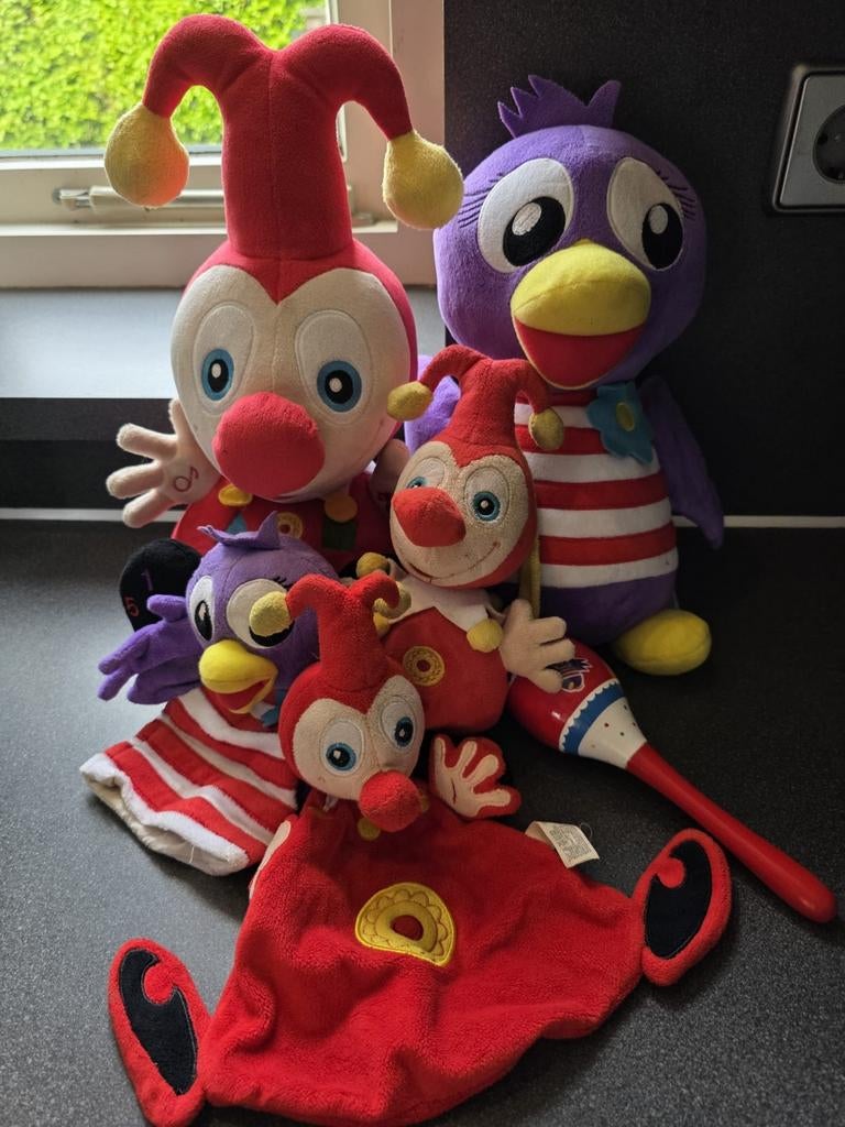 Jokie en Jet knuffels en speelgoed met muziek, Ophalen, Gebruikt, Overige typen