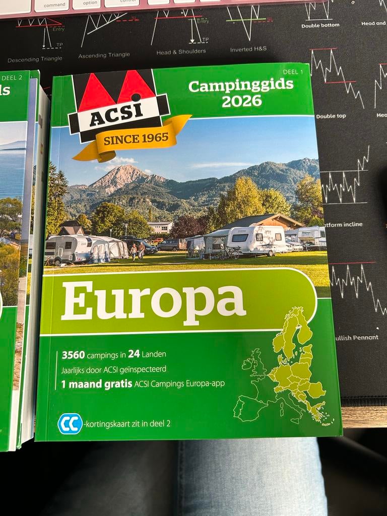 ACSI Campinggids Europa 2026 - Deel 1 & 2, Boeken, Reisgidsen, Ophalen of Verzenden, Zo goed als nieuw, Europa, Campinggids