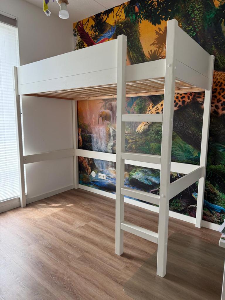 Hoogslaper bed Charlie 90x200, Ophalen, Eenpersoons, Zo goed als nieuw, 200 cm