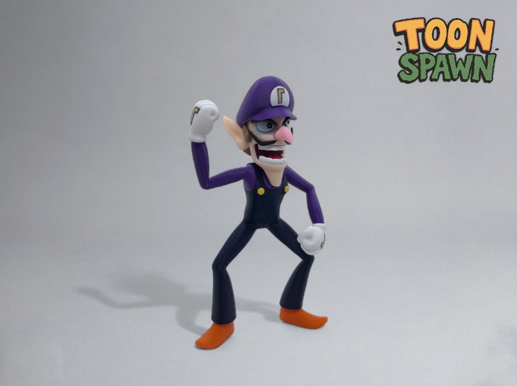 Waluigi – 21,5 cm – Super Mario Figuur, Ophalen of Verzenden, Nieuw, Fantasy