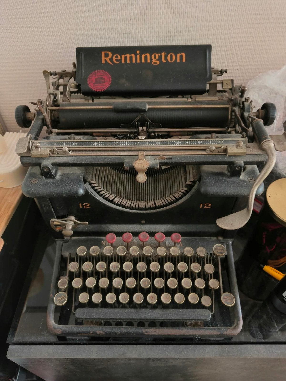 Remington 12-12 typemachine, Diversen, Ophalen, Gebruikt