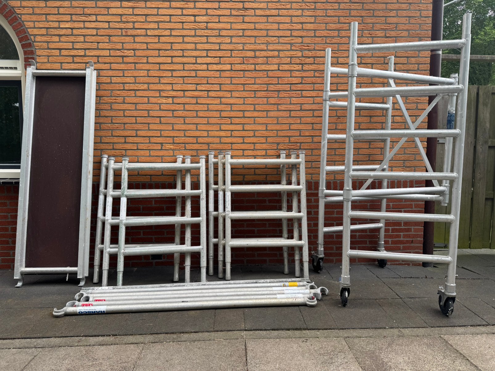 Complete steiger, Ophalen of Verzenden, Zo goed als nieuw, Rolsteiger of Kamersteiger, 5 meter of hoger