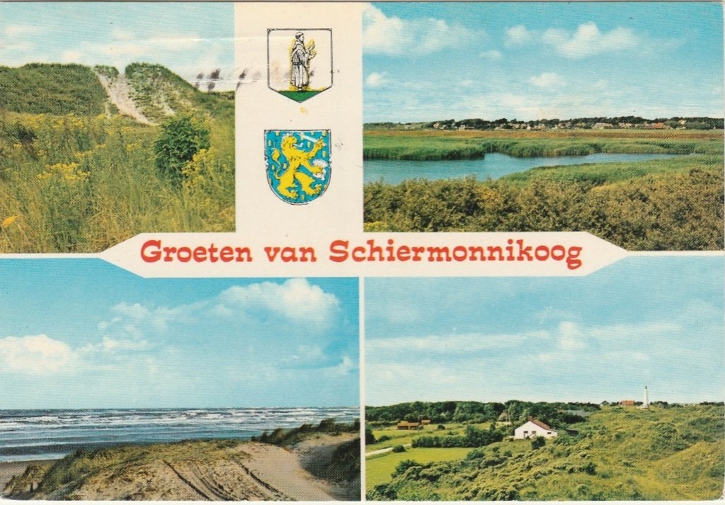 SCHIERMONNIKOOG Duin Strand Landschap Groeten, Verzenden, 1960 tot 1980, Gelopen, Waddeneilanden