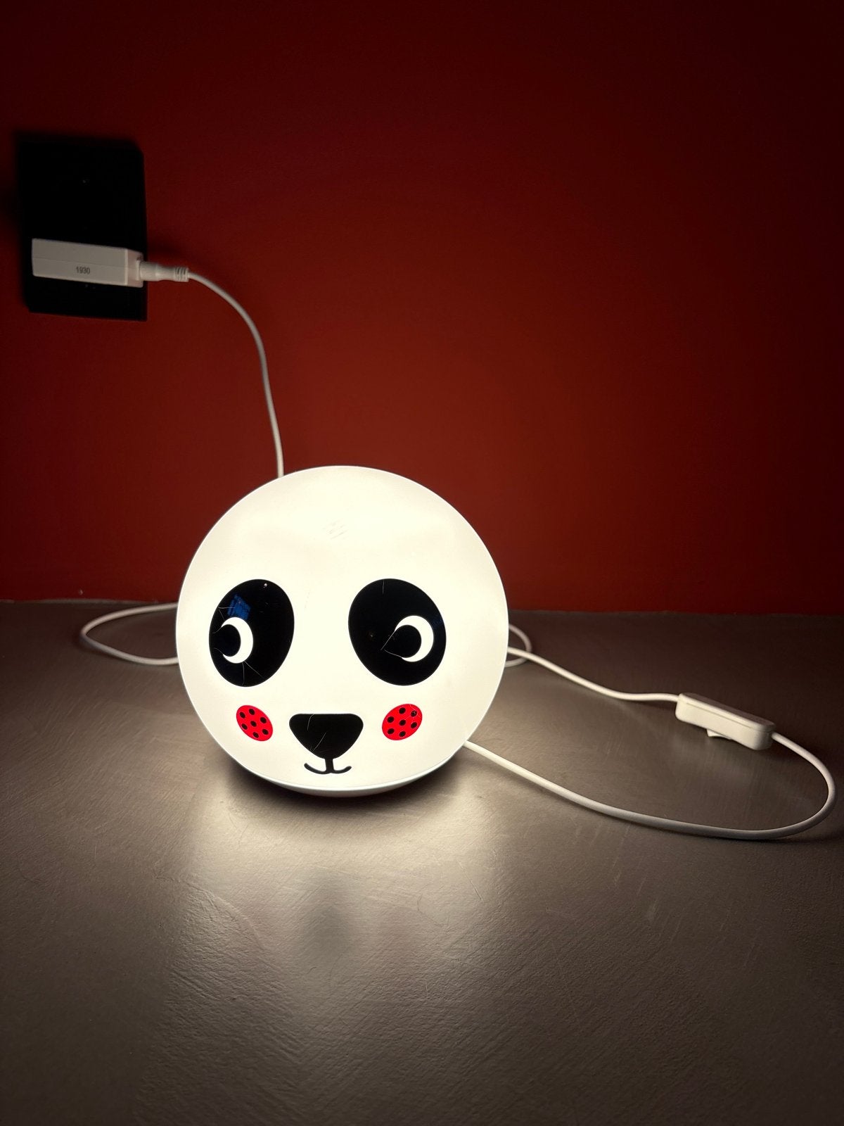IKEA Ångarna Panda Nachtlampje - incl lichtbron, Ophalen, Gebruikt, Overige typen