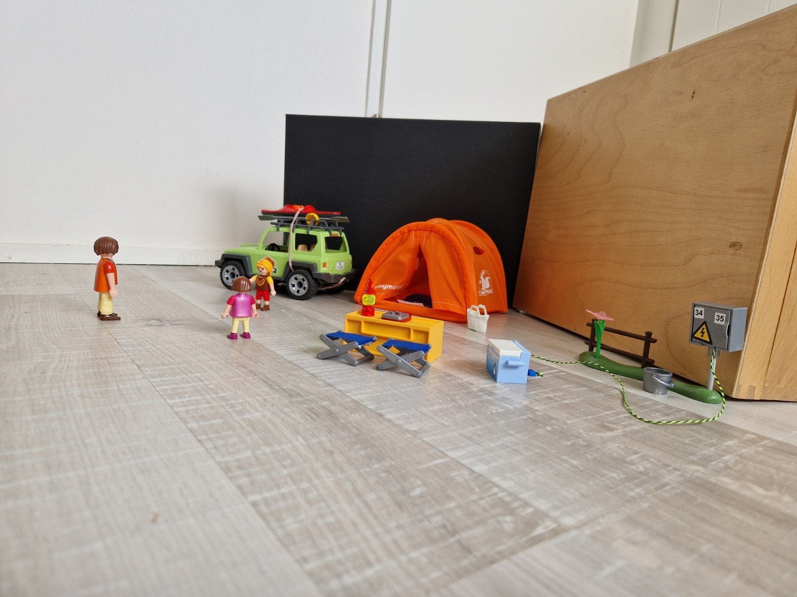Playmobil Camping Set met Jeep, Tent en Accessoires, Ophalen, Gebruikt, Losse onderdelen, Overige typen