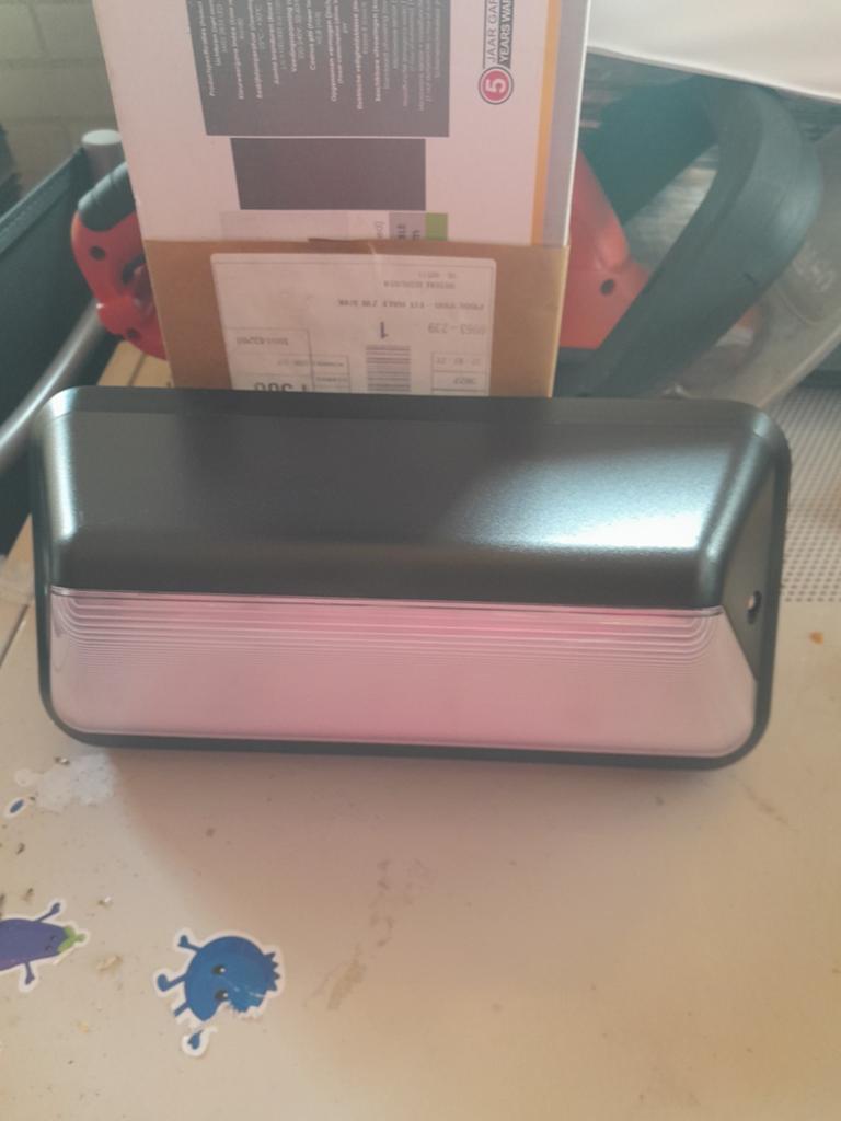 Buitenlamp met sensor voor aan gevel, Minder dan 50 watt, Wandlamp, Nieuw, Ophalen of Verzenden