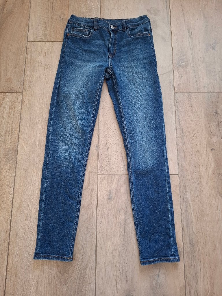 ZARA jeans donkerblauw – maat 13-14 jaar / 164 cm, Broek, Ophalen of Verzenden, Zo goed als nieuw, Zara