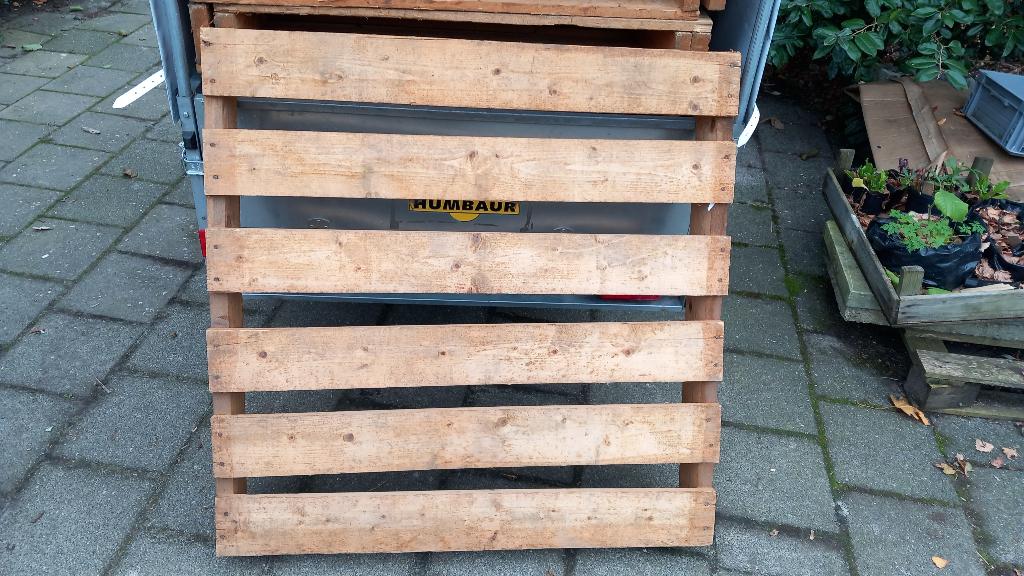 pallets 100 x 100 cm - zeer stevig, Ophalen, Zo goed als nieuw, 50 mm of meer, Pallet