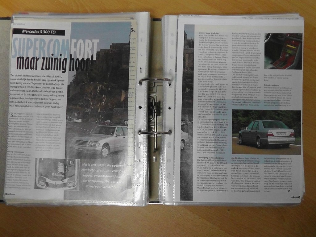 Mercedes S 300 / 350 Turbodiesel W140 ? 12x autotest lezen, Ophalen, Gelezen, Mercedes