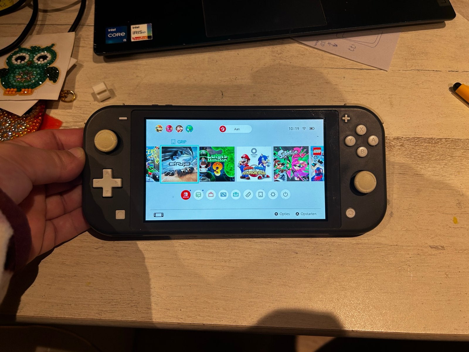 Nintendo Switch Lite - Grijs, Ophalen, Gebruikt, Zonder controller, Switch Original