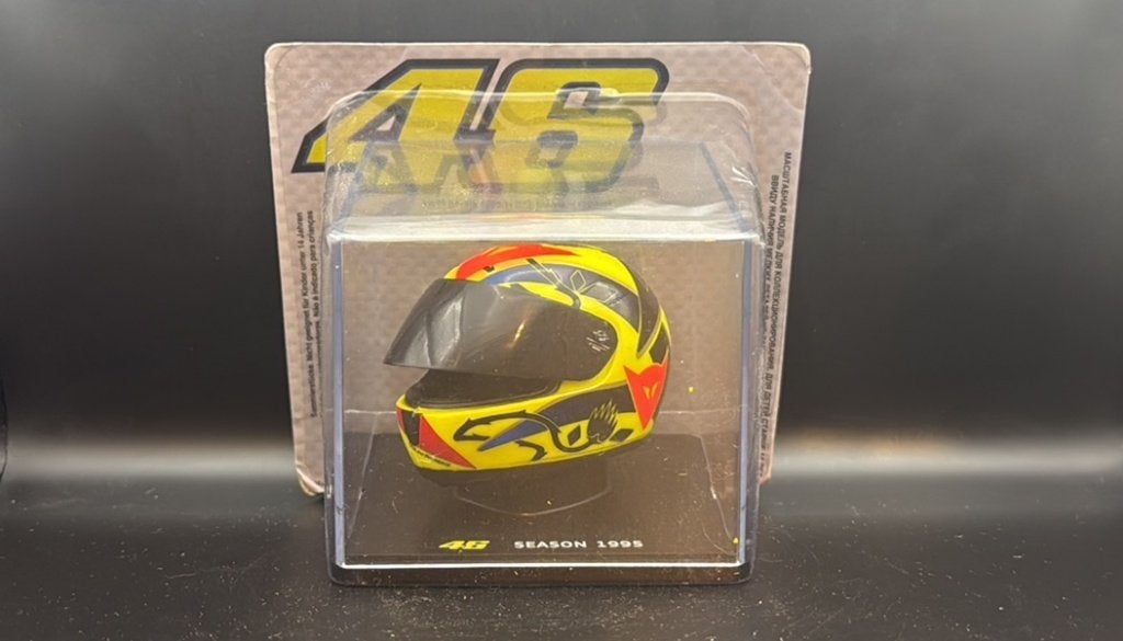 Valentino Rossi AGV helm 1995 schaal 1:5, Ophalen of Verzenden, Nieuw, Motor
