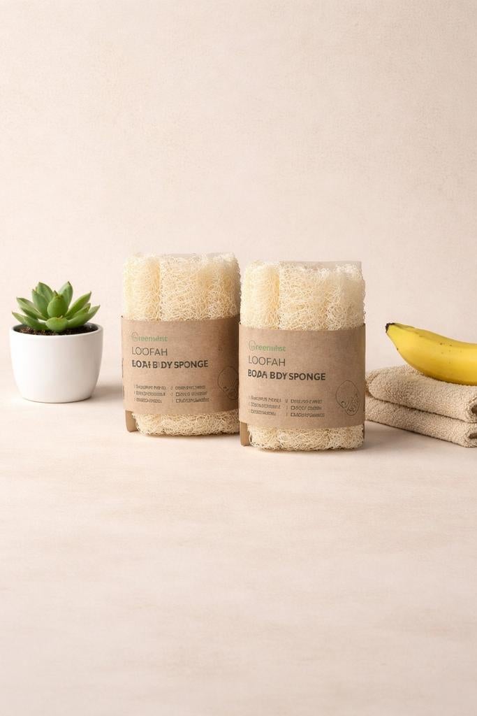 Natuurlijke Loofah Body Spons - Greenment, Ophalen of Verzenden