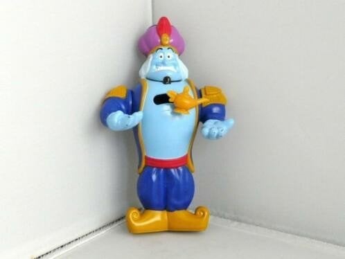 Disney # Aladdin # geest met de lamp en aap op rug, Ophalen of Verzenden, Overige figuren, Zo goed als nieuw, Beeldje of Figuurtje