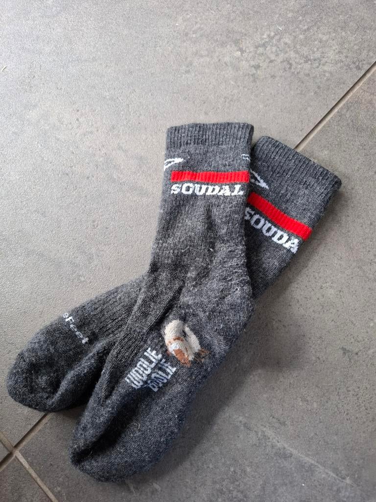 Lotto soudal wol sokken gebruikt maat 39/42, Ophalen of Verzenden, Overige maten, Schoenen