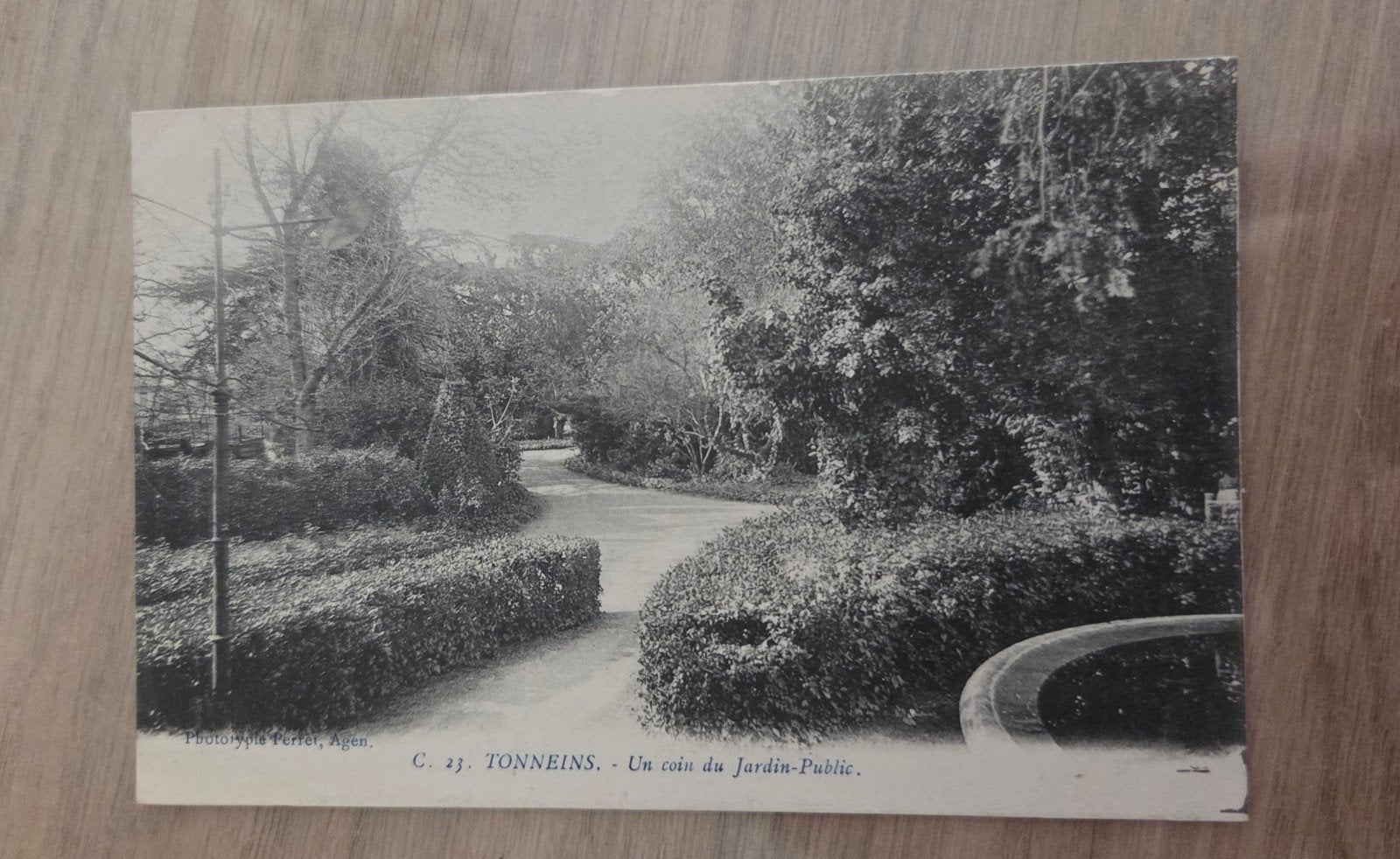 Oude ansichtkaart Tonneins - Jardin Public (Frankrijk), Ophalen of Verzenden, Voor 1920, Ongelopen, Frankrijk