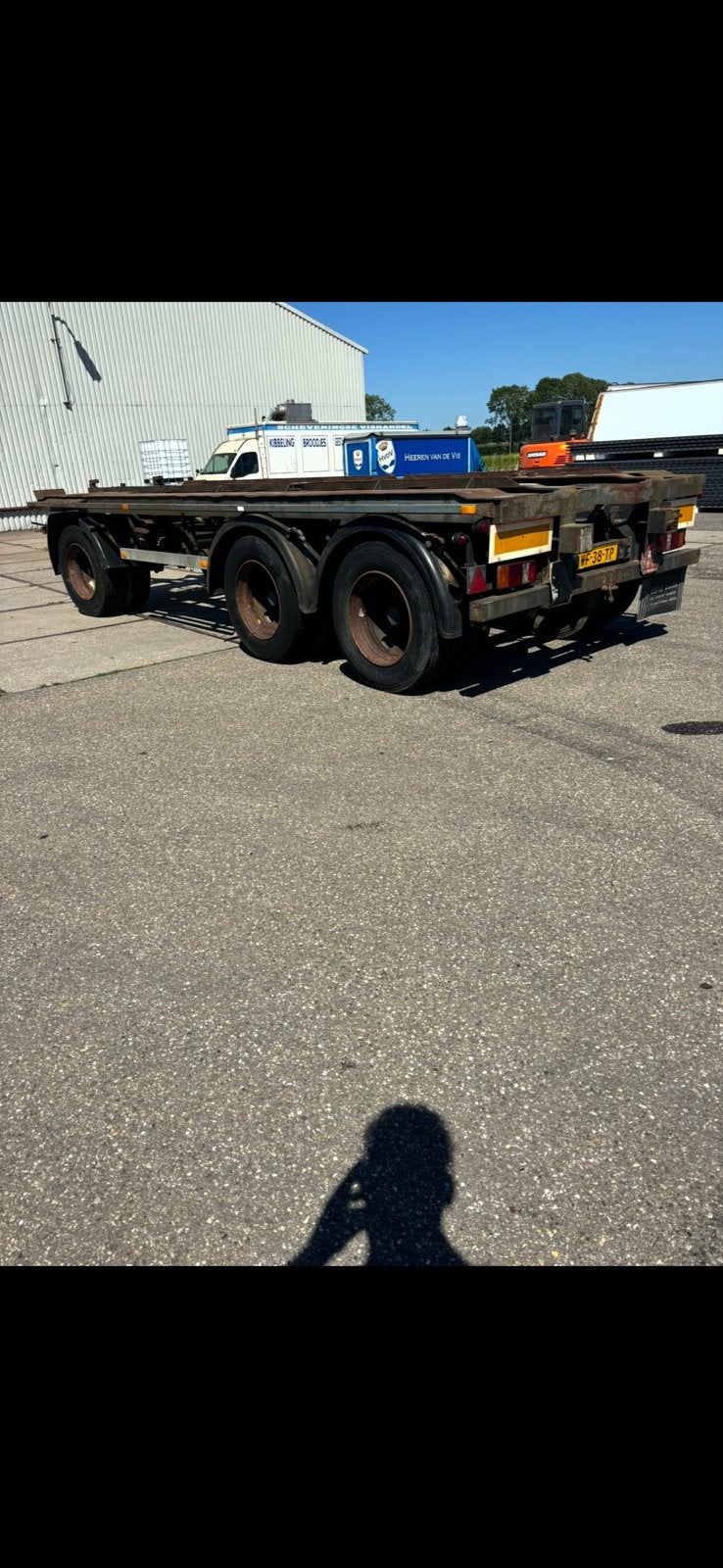 Aanhangwagen 3 asser, Auto's, Bedrijf, Te koop