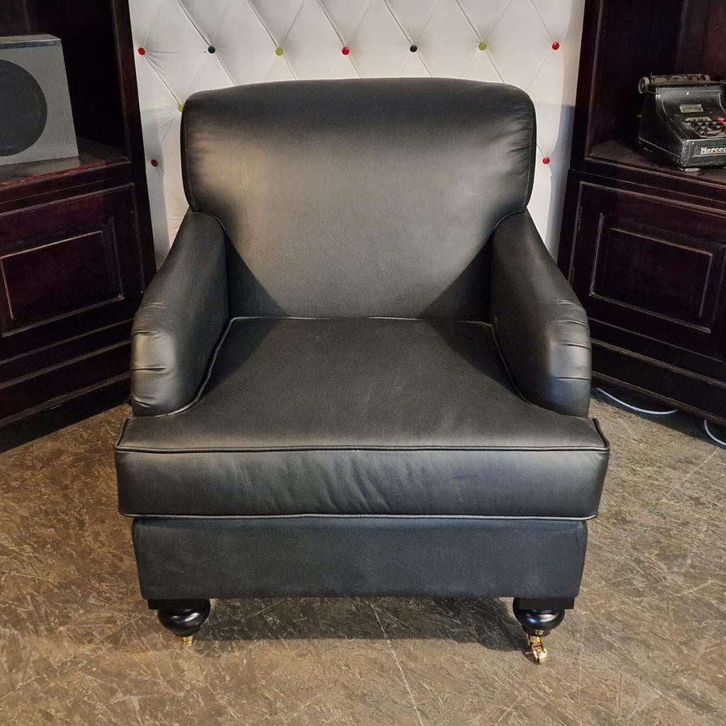 Chesterfield Bolton fauteuil zwart | Nieuw!, Ophalen